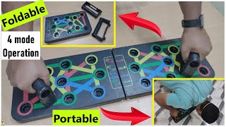Best Exercise kit ever 💪 | 4-in-1 Cross Training Push-Up Board for chest, triceps, back, shoulders 🔥