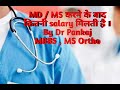 Salary of a Doctor after doing MD or MS