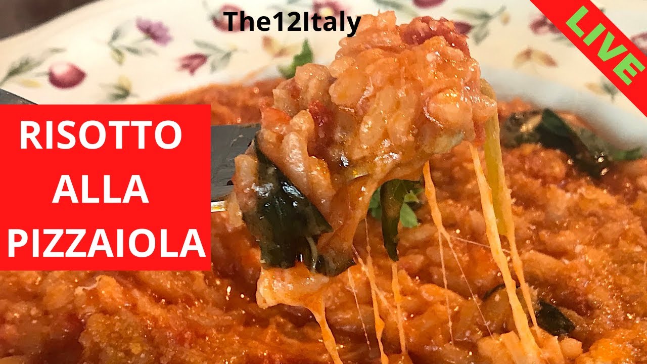 RISOTTO ALLA PIZZAIOLA YUMMY ITALIAN RISOTTO The12Italy YouTube