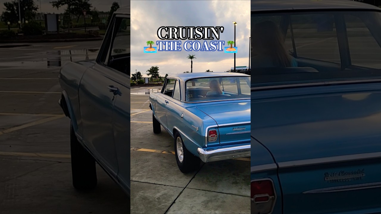 ⛽️ Classic Gasser Vibes: This 1963 Chevy II is Pure Attitude at Cruisin the Coast 2025‼️ 
