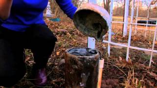 Possible methane gas in water