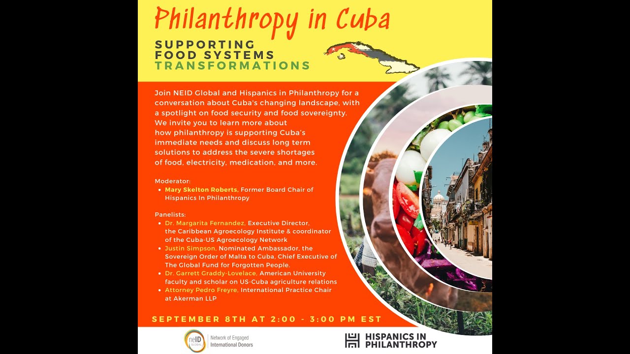 Philanthropy in Cuba: Supporting Food Systems Transformations