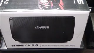 Alesis Strike Amp 8 2000 Watts Drum Amp Unboxing And Demo And Review