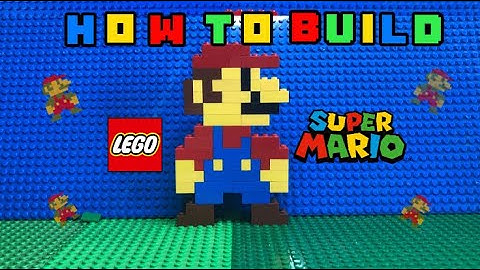 How to Build 8 Bit Lego Mario - With Instructions! #legomarioinstructions #8bit #nes #supermariobros