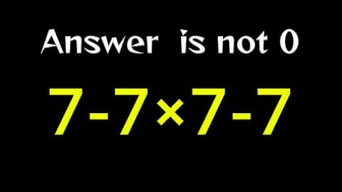 Try Solving This Tricky Math Expression!