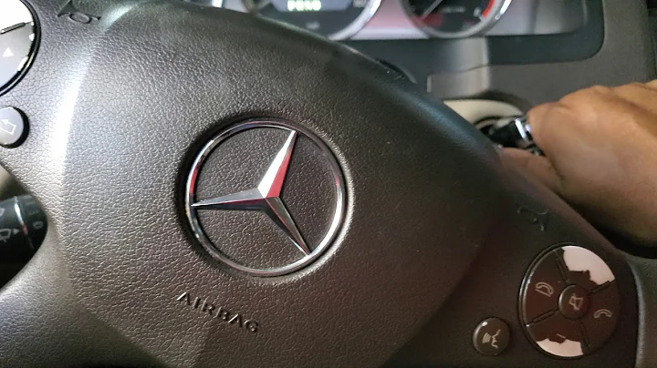 Oil life reset light on 2010 mercedes Benz C 300