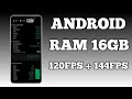 Unlock 120fps Android + Ram 16GB 144FPS No-Root 100% Working | Max FPS Fix Lag - No Root