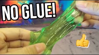 How To Make CLEAR Slime Without Glue (MY RECIPE)