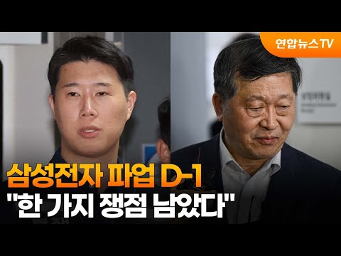 삼성전자 파업 D-1…"한 가지 쟁점 남았다" / 연합뉴스TV (YonhapnewsTV)