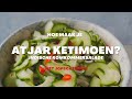 Hoe maak je atjar ketimoen indische komkommersalade
