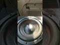 HiYanka BSF-10-2 Car Subwoofer On Taramps HD3000 Car Amplifier #shorts SPL Lab Mini #shortvideo