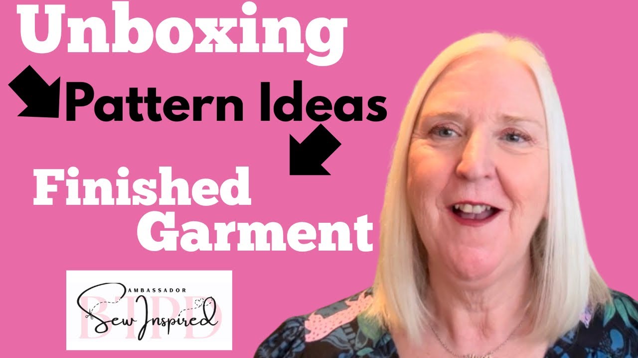 От подарочной коробки для шитья до великолепного готового изделия: распаковка @Beyondthepinkdoor,...