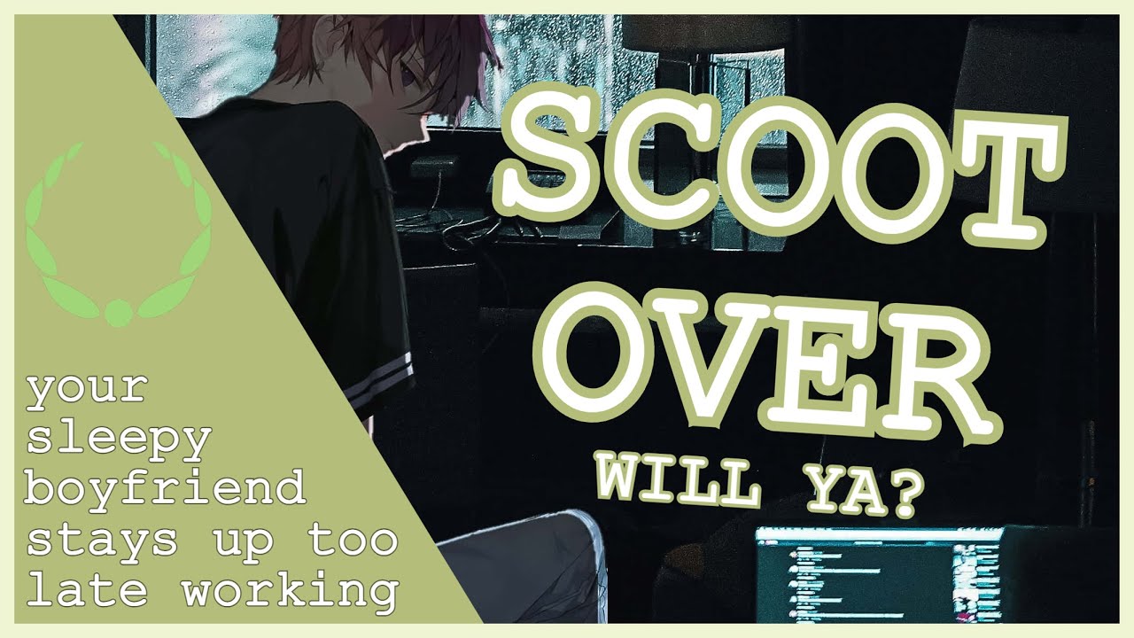 VERY Wholesome Boyfriend Stays Up Too Late Working | M4A Cuddles and Kisses ASMR | SLEEP AID