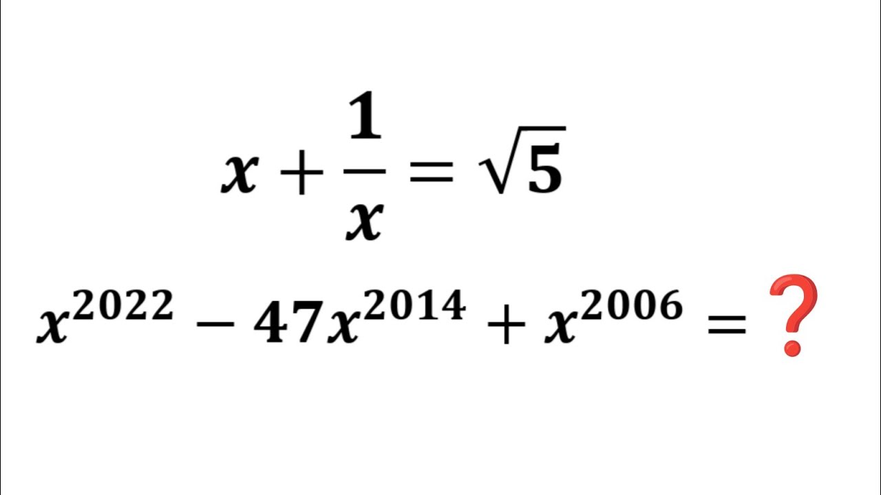 Olympiad Mathematics Questions | Learn how to solve the Equation | Math ...
