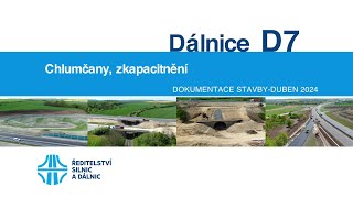 D7 Chlumčany, zkapacitnění (dokumentace stavby 04/2024)