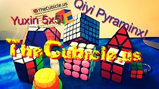 Qiyi Pyraminx and Yuxin 5x5 + More Unboxing from the Cubicle.us