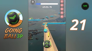Going Balls Gameplay Walkthrough Part-21 Level 75 (Android, iOS)
