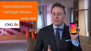 Ing Ceo Ralph Hamers Licht De Resultaten Van Ing In 2015 Toe