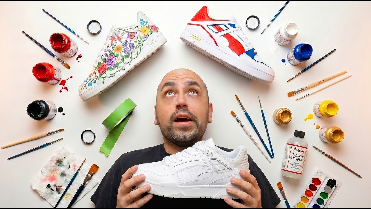 Pinté mis Zapatillas y la pintura se peló | Esto es lo que nadie te dice