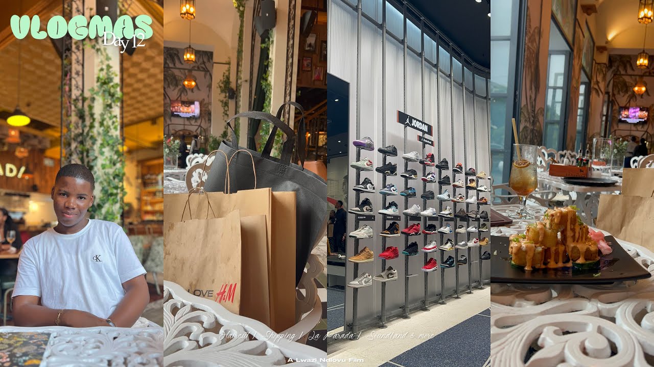 VLOGMAS DAY: 12 | Стрижка | Шоппинг | La Parada | Soundland и многое другое | Южноафриканский ютубер