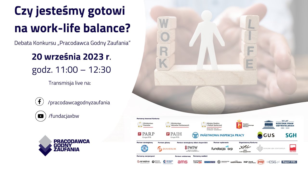 Czy jesteśmy gotowi na work-life balance? Debata Konkursu 