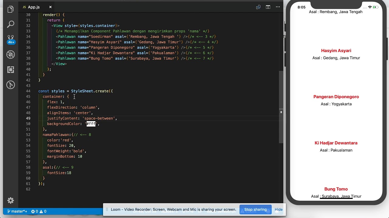 Tutorial React Native Dasar - Bahasa Indonesia - #8 Layout Dengan ...