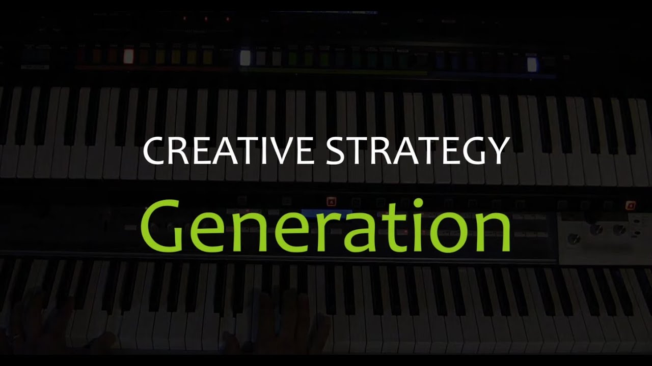 What Is Creative Strategy Generation?