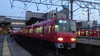3R4+3R2代走!! 名鉄3100×2+3150系 3114F+3105F+3165F (急行一宮行き) 知立発車