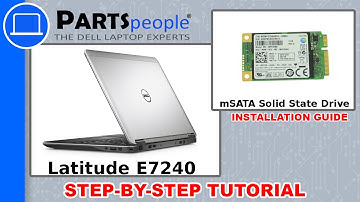 Dell Latitude E7240 mSATA Solid State Drive How-To Video Tutorial