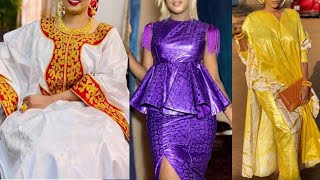 African Women Dresses: Senegalese Bazin Richie, Bazin Richie, Bazin Outfit, Bazin Richie Dresses screenshot 3
