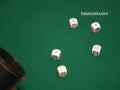 Chinese gambling play dice skills