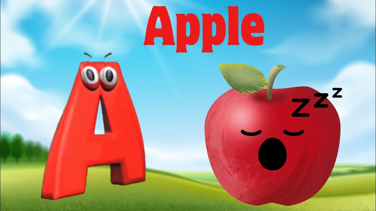 Phonics Song 2 with TWO Words in 3D - A For Apple - ABC Alphabet Songs ...