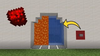 Lava/Water Door in Minecraft (Minecraft Tutorials) screenshot 2