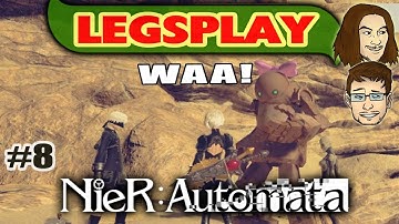 Female Robot Waluigi - Nier: Automata Part 8 w/ Aimless & Ron Clawed