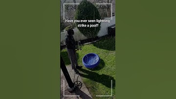 Have you ever seen lightning strike a pool? #shorts