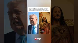 Trump: "If Jesus Counted the Votes, I Would've Won California" 🙏 #shorts