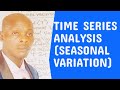 Time Series Seasonal Variation Analysis π
