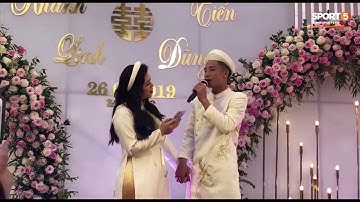 Bùi Tiến Dũng hát "Nắm Lấy Tay Anh" ngọt ngào tặng bạn gái trong lễ ăn hỏi