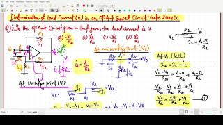 Determination of Load Current in an Op-Amp Based Circuit: Gate 2004 EC Net Worth