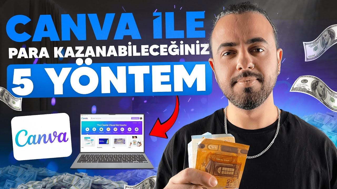 CANVA İLE PARA KAZANABİLECEĞİNİZ 5 YÖNTEM (İnternetten Para Kazanma Yöntemleri) [2025]