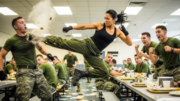 Five Trainees Encircled Her in The Dining Hall — Within 50 Seconds, They Learned She Was A Navy SEAL