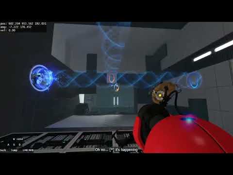 Portal 2 Speedrun Tutorial - Wall Button - 49/60