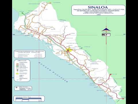 map of Sinaloa [ Mexico ]