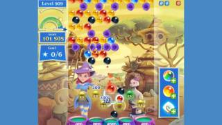 Bubble Witch 2 Saga Level 909  -  no boosters