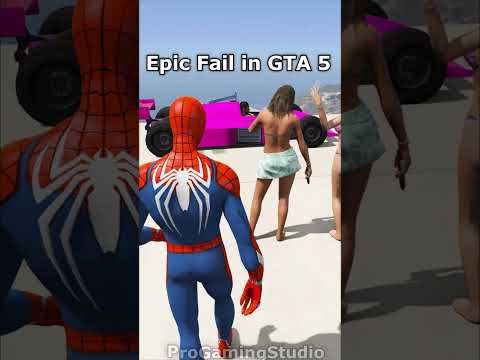 GTA 5 SPIDER-MAN EPIC FAIL 😱 Spiderman Gameplay