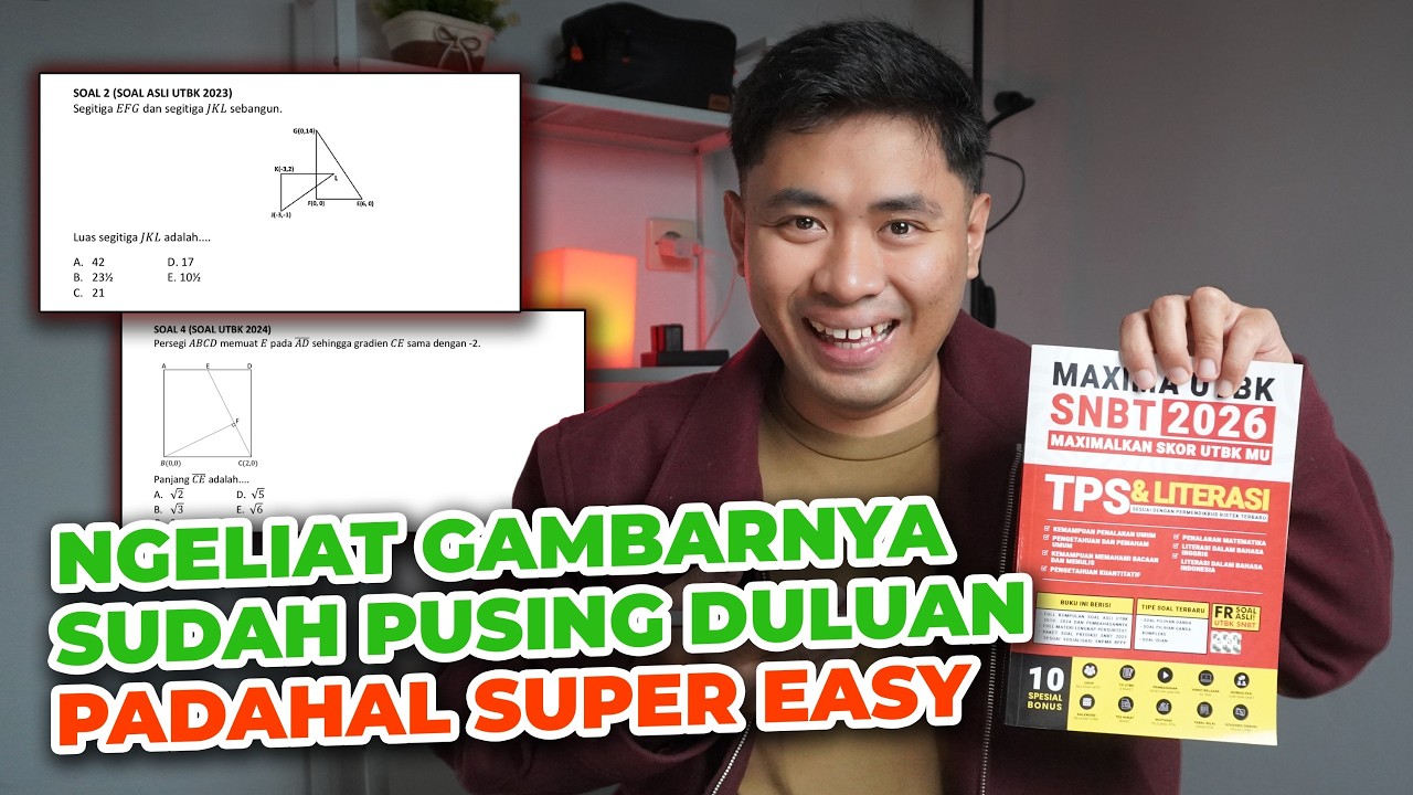 SOAL UTBK 2026 PENGETAHUAN KUANTITATIF GEOMETRI BANGUN DATAR