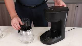 Electactic Programmable Drip Coffee Maker (CM3710H) | How to Brew Coffee & Set the Auto-Start Timer