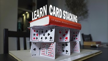 Learn How To Stack Playing Cards! (The Correct Way)
