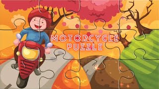 Puzzle for Kids - Motorcycle Puzzle for Kids - Puzzle Game Video screenshot 1