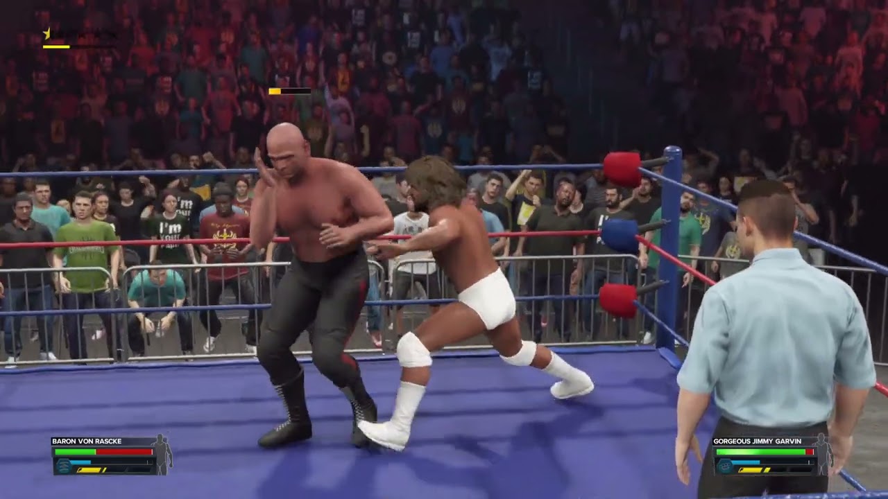 1984 AWA - "Gorgeous" Jimmy Garvin vs. Baron Von Raschke - Last Man Standing